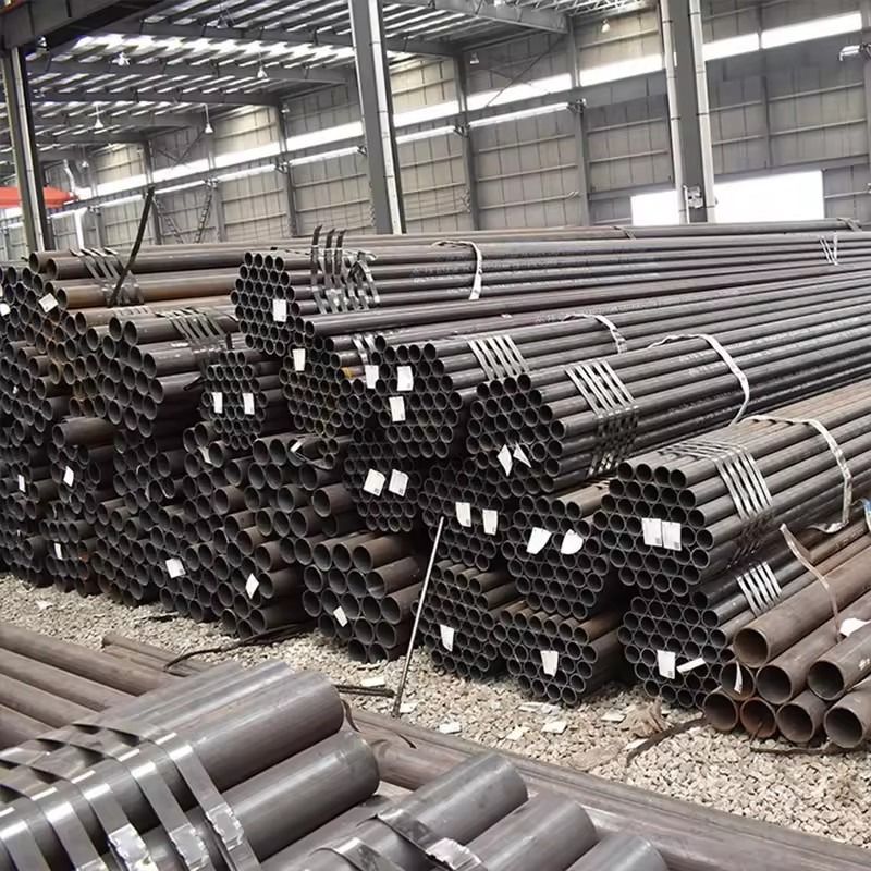 ASTM A106 GR.B Sch40 Sch80 Q345b Soğuk çekilmiş hafif karbonlu dikişsiz çelik boru
